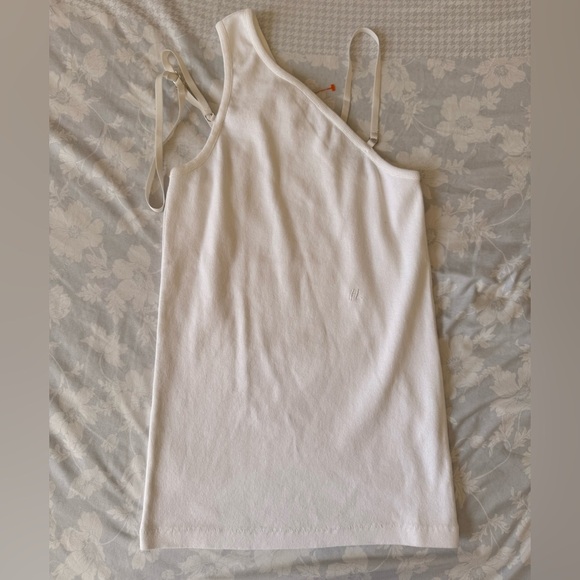 Helmut Lang | Unisex Cream Knit Tank - Picture 1 of 4